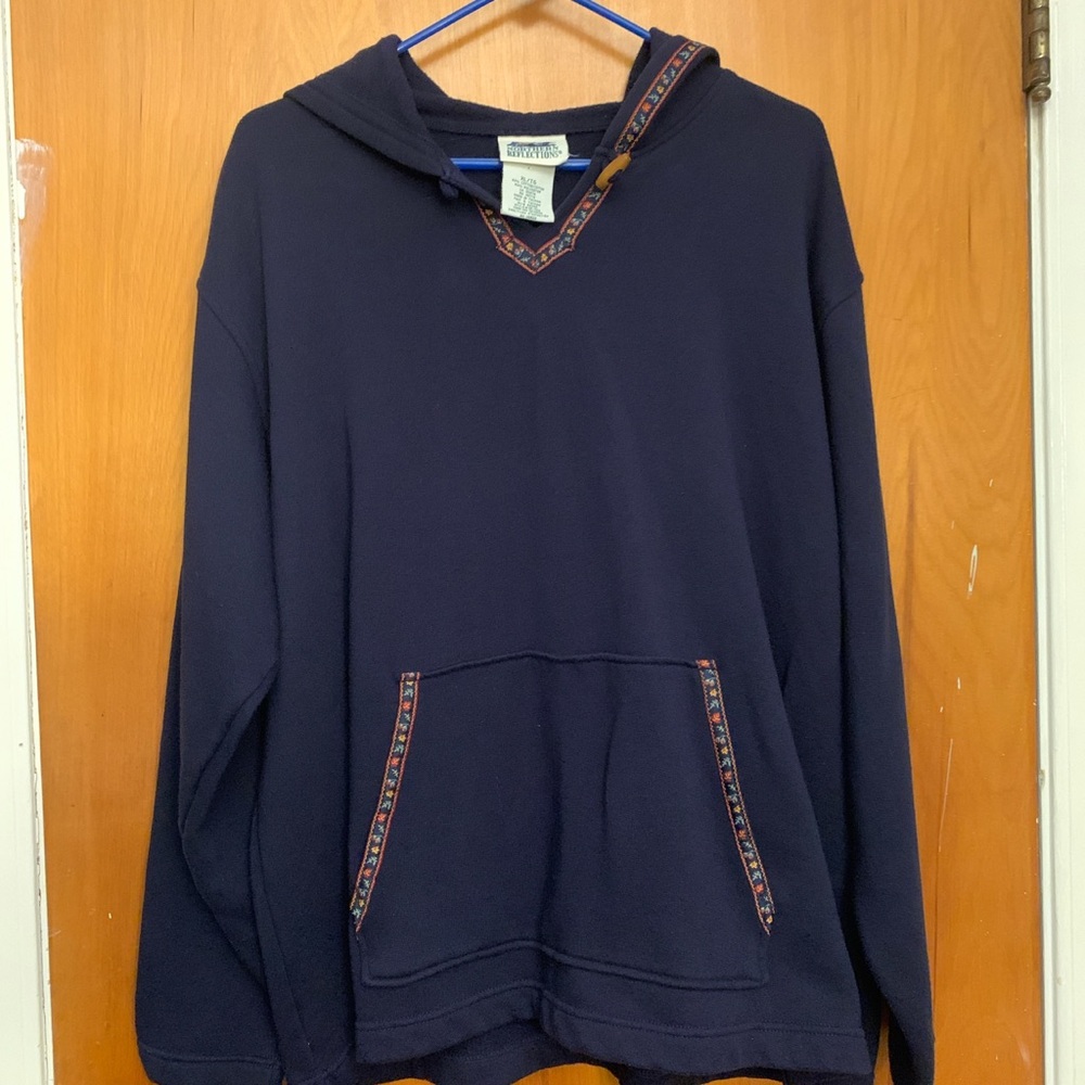 Vintage Northern Reflections navy hoodie Women’s XL